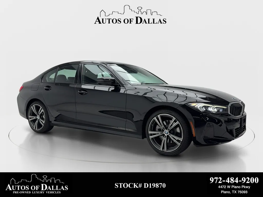 Black 2023 BMW 3 Series 330i for sale in Plano, TX