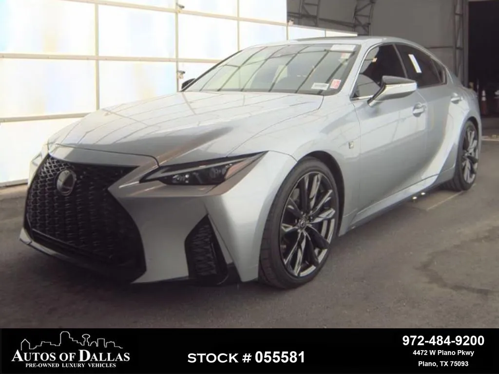 Silver 2022 Lexus IS 350 F SPORT for sale in Plano, TX