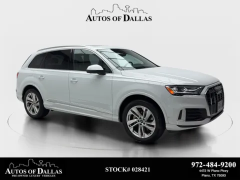 White 2021 Audi Q7 45 Premium Plus for sale in Plano, TX