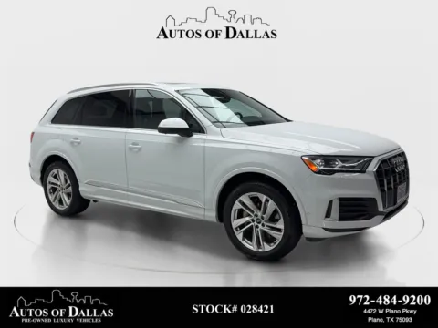White 2021 Audi Q7 45 Premium Plus for sale in Plano, TX