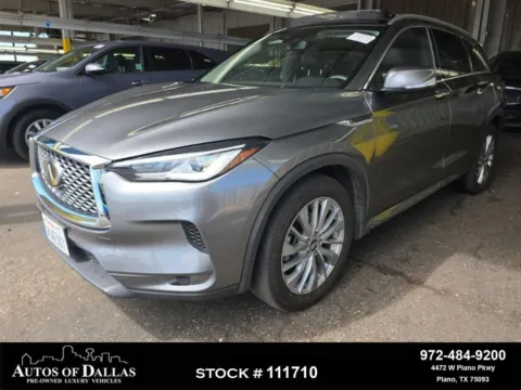 Gray 2023 INFINITI QX50 LUXE for sale in Plano, TX