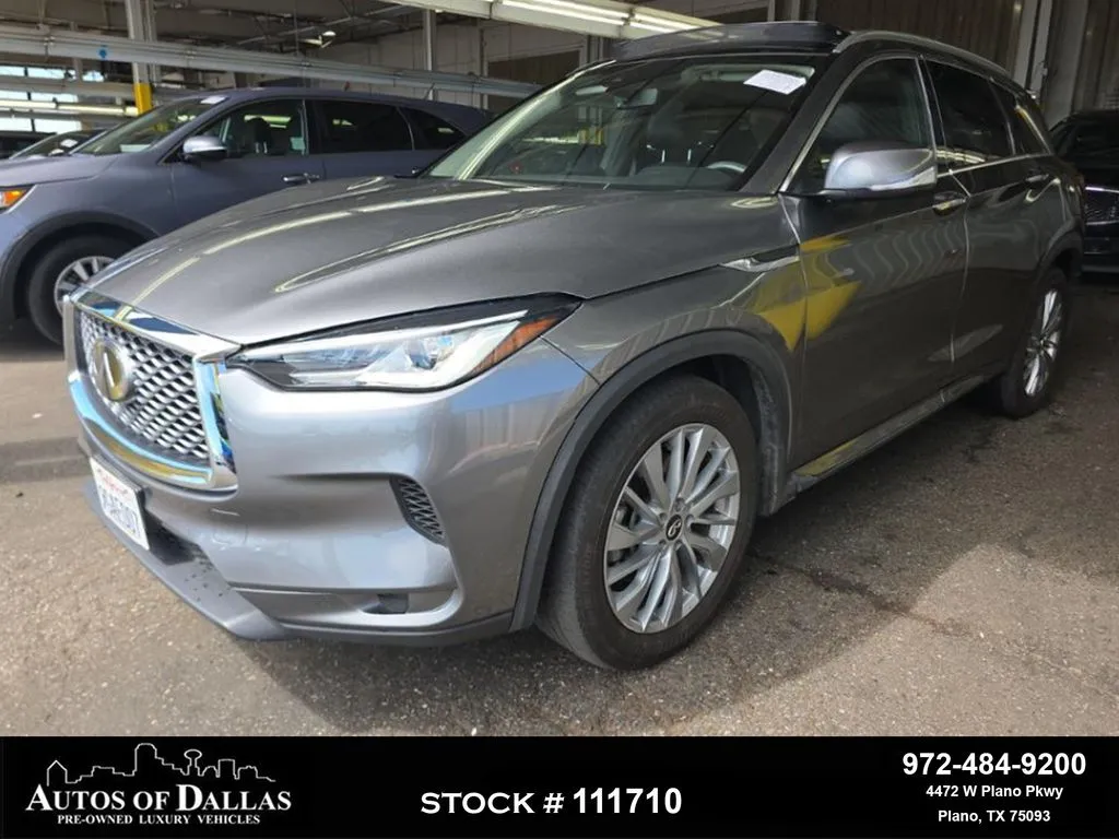 Gray 2023 INFINITI QX50 LUXE for sale in Plano, TX