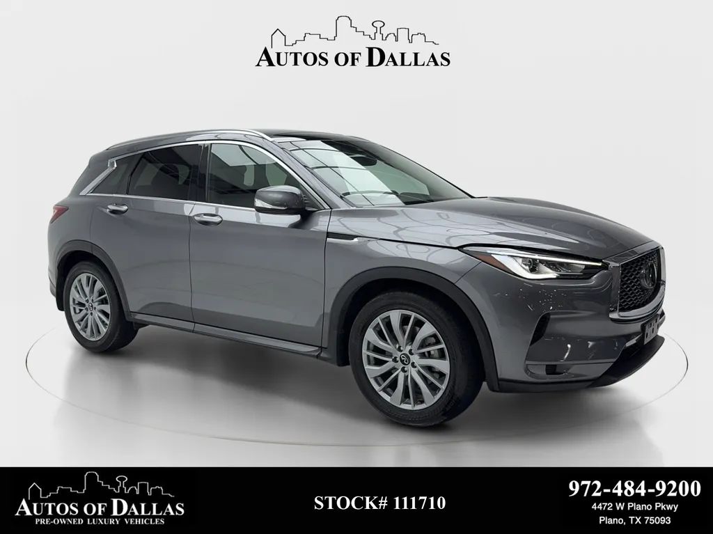 Gray 2023 INFINITI QX50 LUXE for sale in Plano, TX