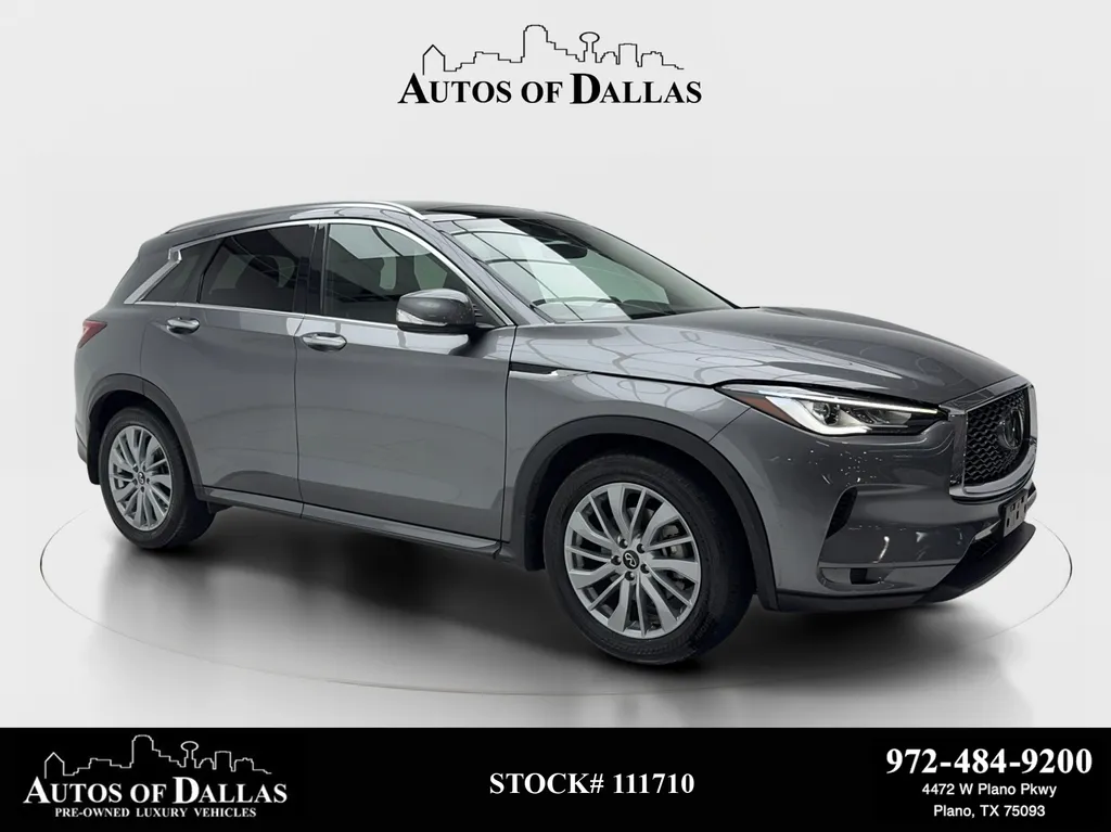Gray 2023 INFINITI QX50 LUXE for sale in Plano, TX