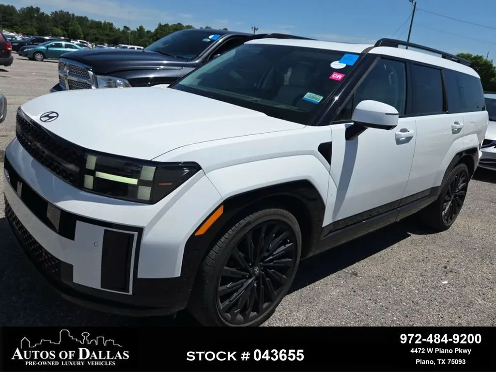 White 2024 Hyundai Santa Fe Calligraphy for sale in Plano, TX