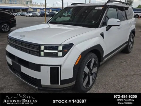 White 2025 Hyundai Santa Fe Limited for sale in Plano, TX