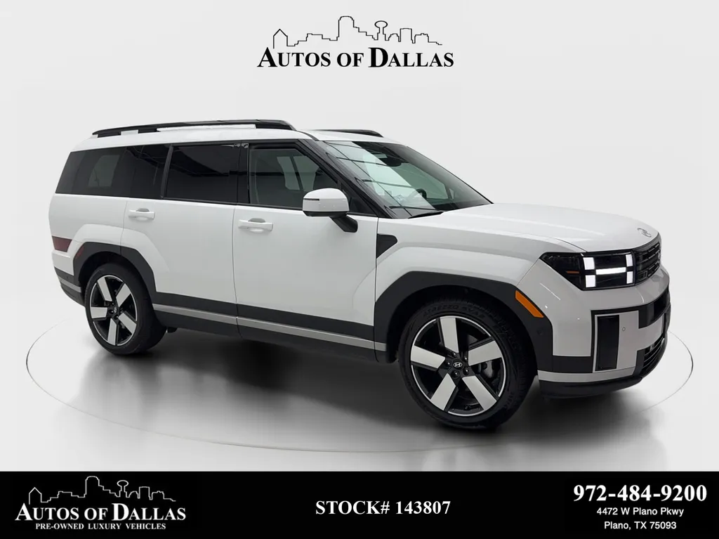 White 2025 Hyundai Santa Fe Limited for sale in Plano, TX