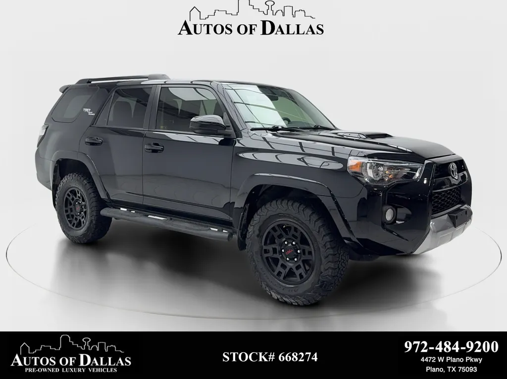 Black 2019 Toyota 4Runner TRD Off-Road for sale in Plano, TX