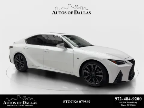 White 2024 Lexus IS 350 F SPORT Design for sale in Plano, TX
