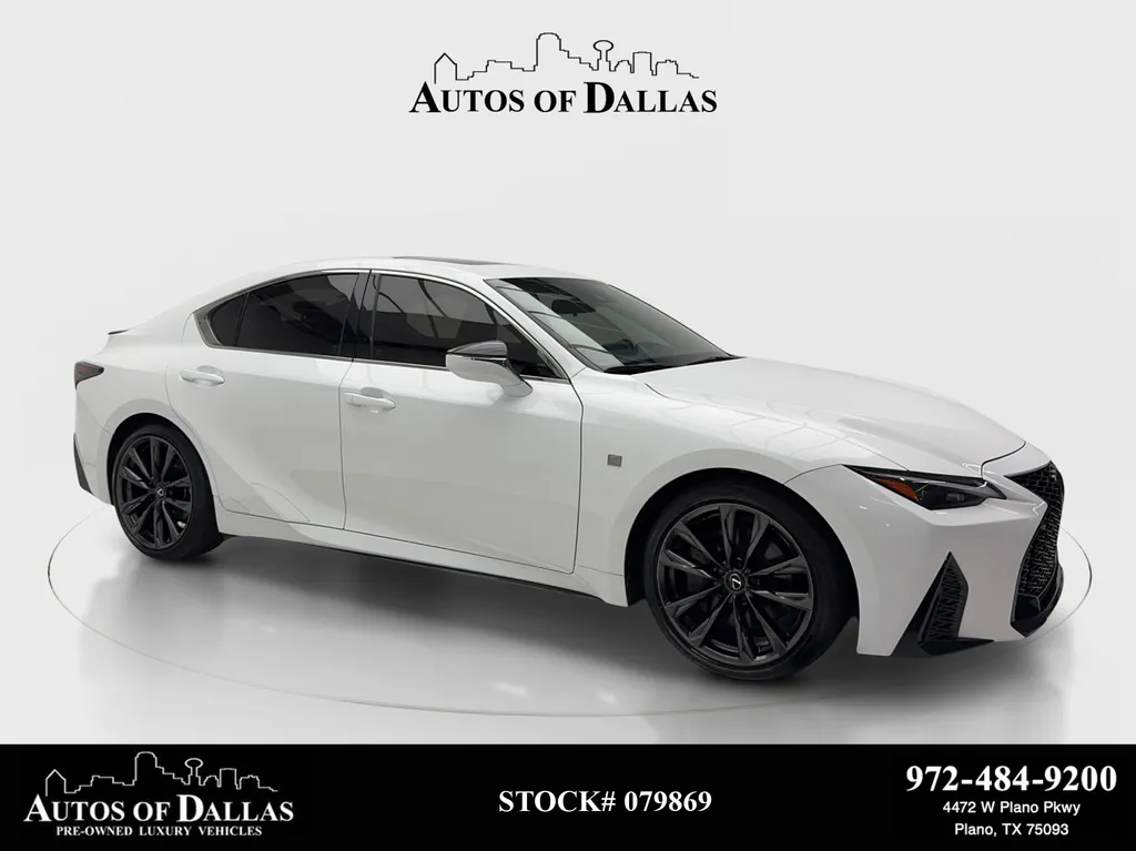 White 2024 Lexus IS 350 F SPORT Design for sale in Plano, TX