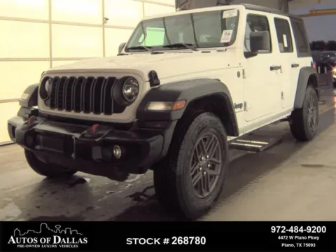 Photos of 2024 Jeep Wrangler Sport S for sale in Plano, TX at Autos of Dallas - Plano