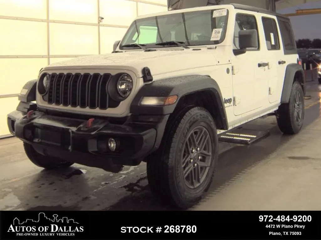 White 2024 Jeep Wrangler Sport S for sale in Plano, TX