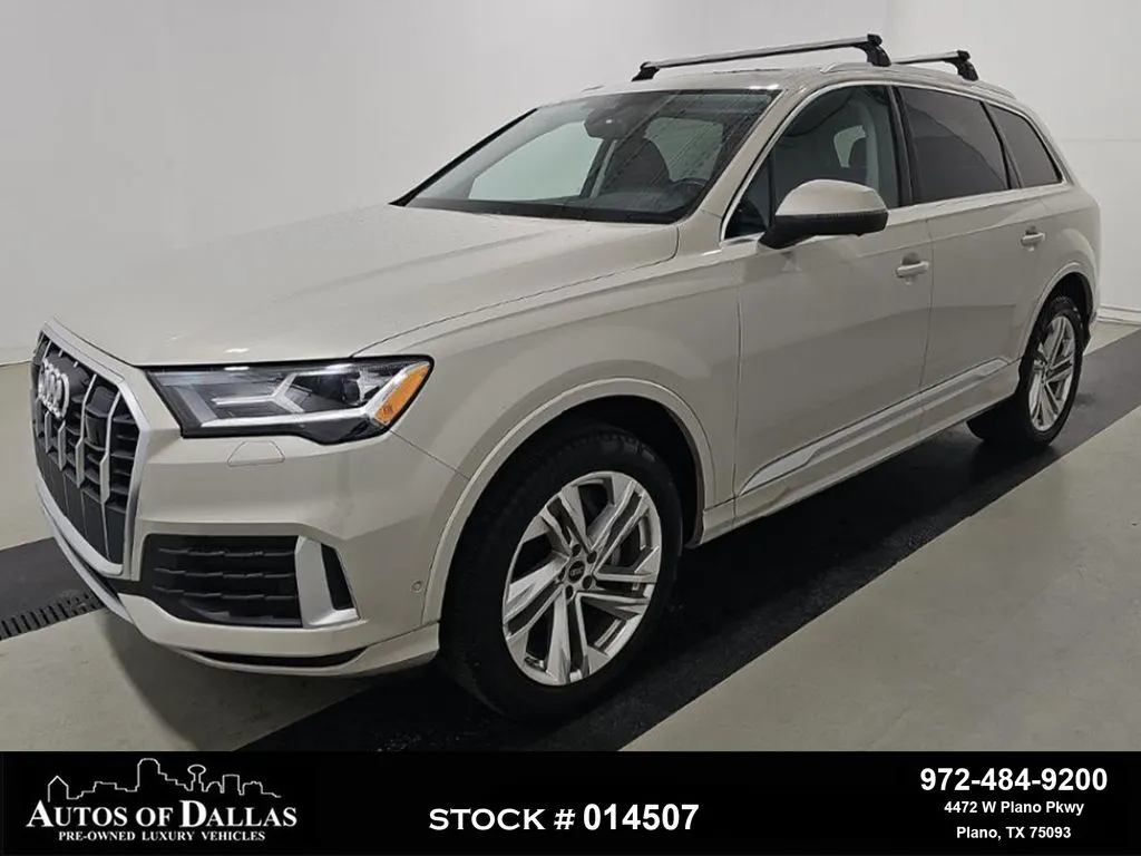 Beige 2023 Audi Q7 45 Premium for sale in Plano, TX