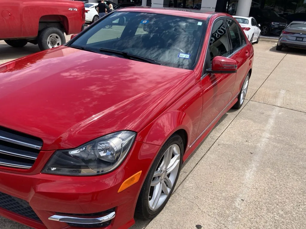 Red 2014 Mercedes-Benz C-Class C 300 for sale in Plano, TX