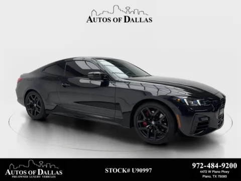 Black 2025 BMW 4 Series M440i xDrive for sale in Plano, TX