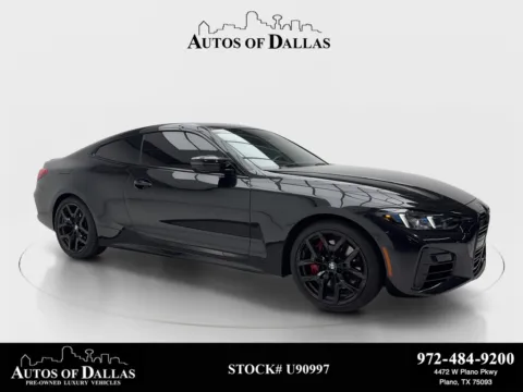 Black 2025 BMW 4 Series M440i xDrive for sale in Plano, TX
