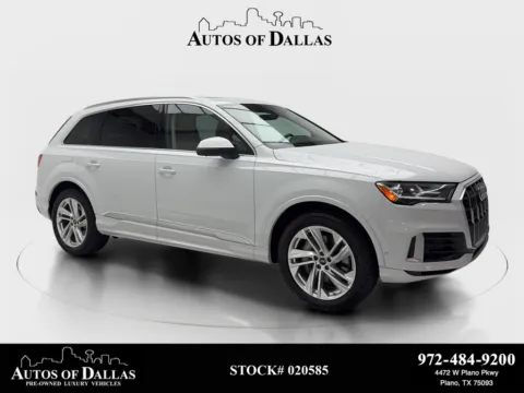 White 2022 Audi Q7 55 Premium Plus for sale in Plano, TX