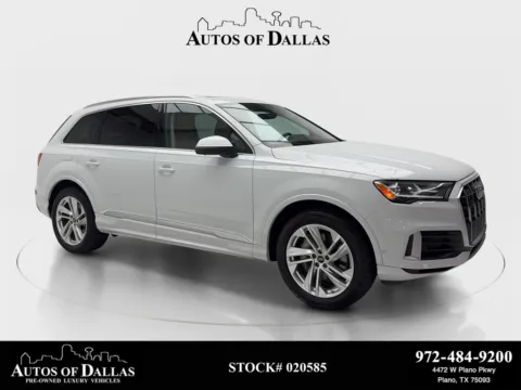 White 2022 Audi Q7 55 Premium Plus for sale in Plano, TX