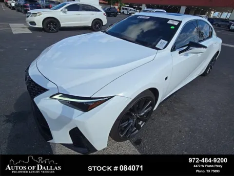 White 2025 Lexus IS 350 F SPORT Design for sale in Plano, TX
