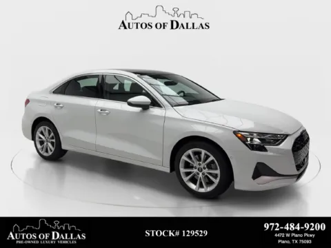 White 2025 Audi A3 40 Premium for sale in Plano, TX