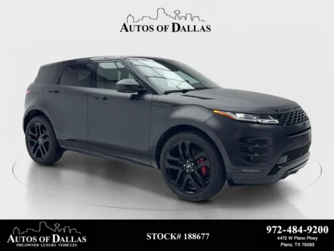 Black 2023 Land Rover Range Rover Evoque R-Dynamic SE for sale in Plano, TX