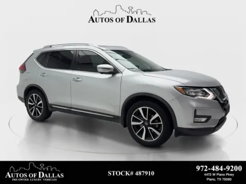 Silver 2018 Nissan Rogue SL for sale in Plano, TX