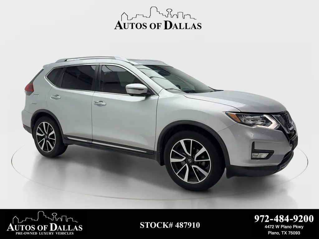 Silver 2018 Nissan Rogue SL for sale in Plano, TX