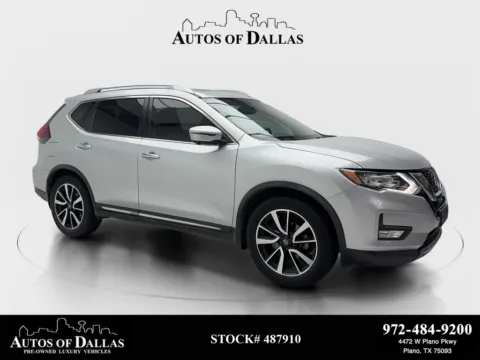 Silver 2018 Nissan Rogue SL for sale in Plano, TX