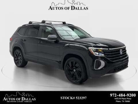 Black 2024 Volkswagen Atlas 2.0T SE w/Technology for sale in Plano, TX