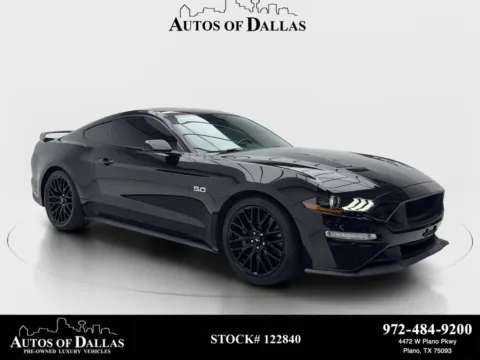 Black 2018 Ford Mustang GT Premium for sale in Plano, TX