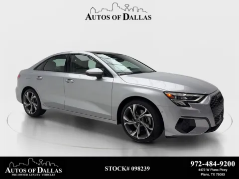 Silver 2023 Audi A3 40 Premium for sale in Plano, TX