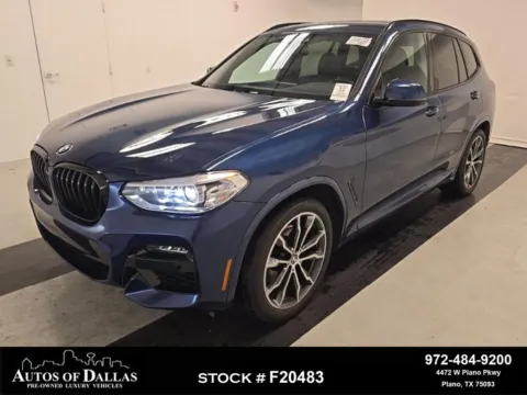 Blue 2021 BMW X3 sDrive30i for sale in Plano, TX