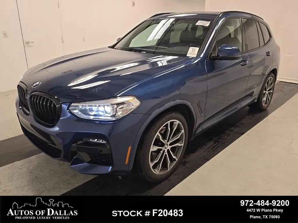 Blue 2021 BMW X3 sDrive30i for sale in Plano, TX