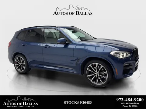Blue 2021 BMW X3 sDrive30i for sale in Plano, TX