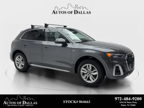 Gray 2022 Audi Q5 45 S line Premium for sale in Plano, TX