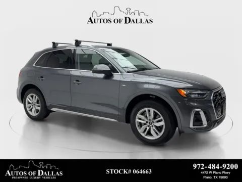 Gray 2022 Audi Q5 45 S line Premium for sale in Plano, TX