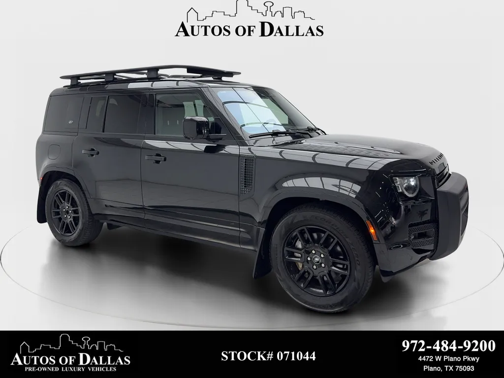 Black 2022 Land Rover Defender 110 X-Dynamic SE for sale in Plano, TX