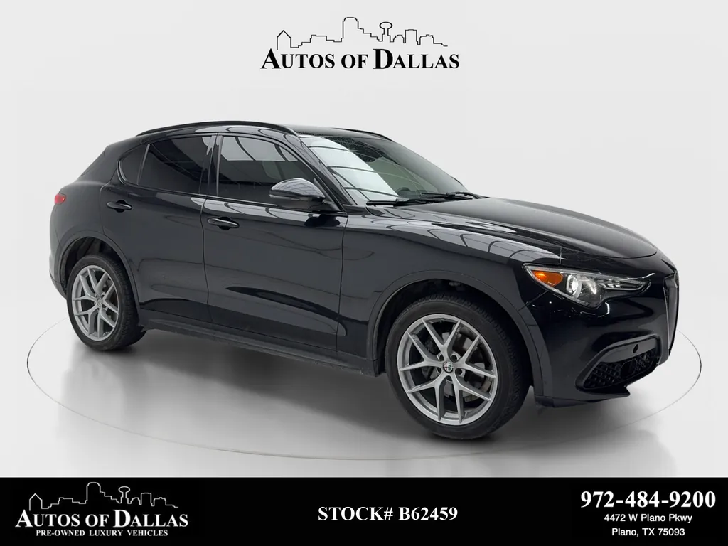 Black 2018 Alfa Romeo Stelvio Ti for sale in Plano, TX