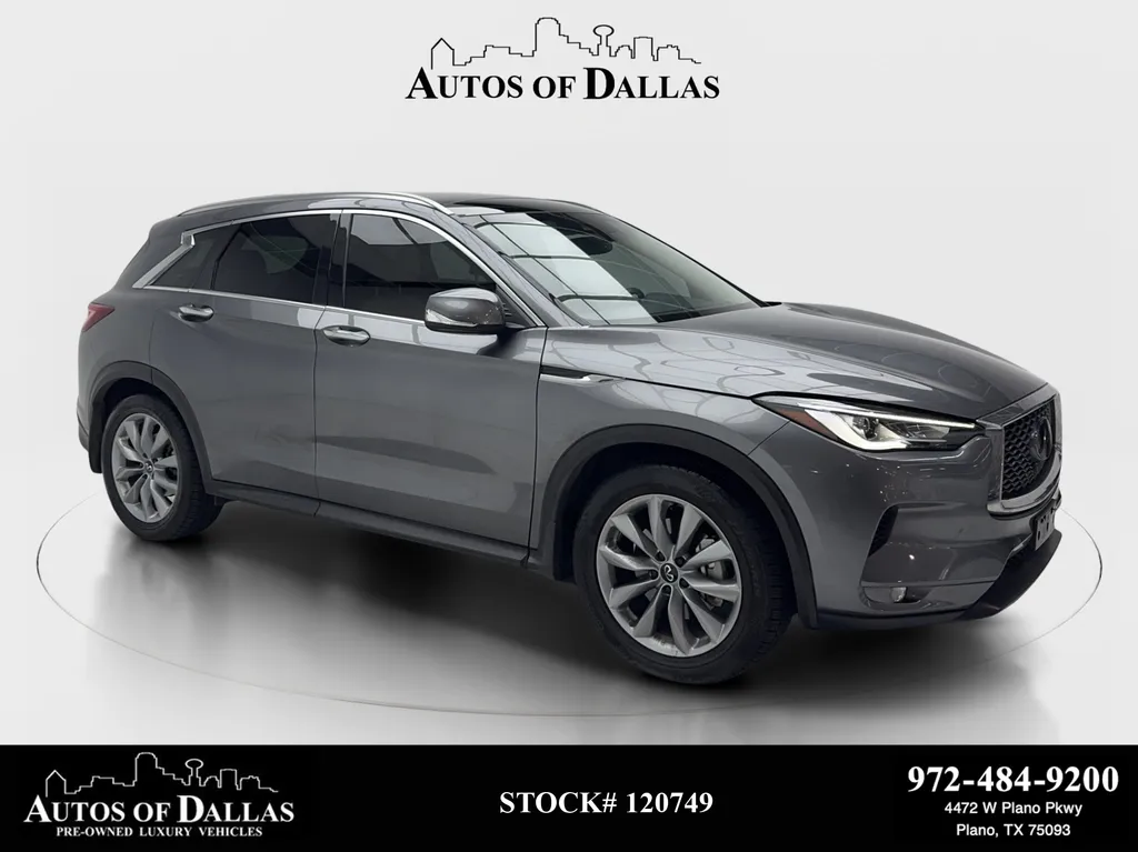 Gray 2022 INFINITI QX50 LUXE for sale in Plano, TX