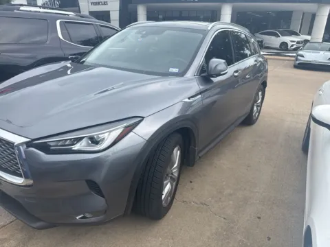 Gray 2022 INFINITI QX50 LUXE for sale in Plano, TX