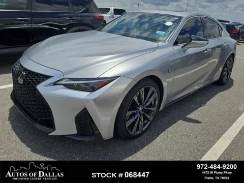Silver 2023 Lexus IS 350 F SPORT for sale in Plano, TX