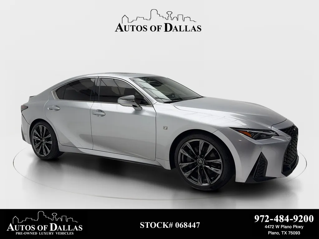Silver 2023 Lexus IS 350 F SPORT for sale in Plano, TX