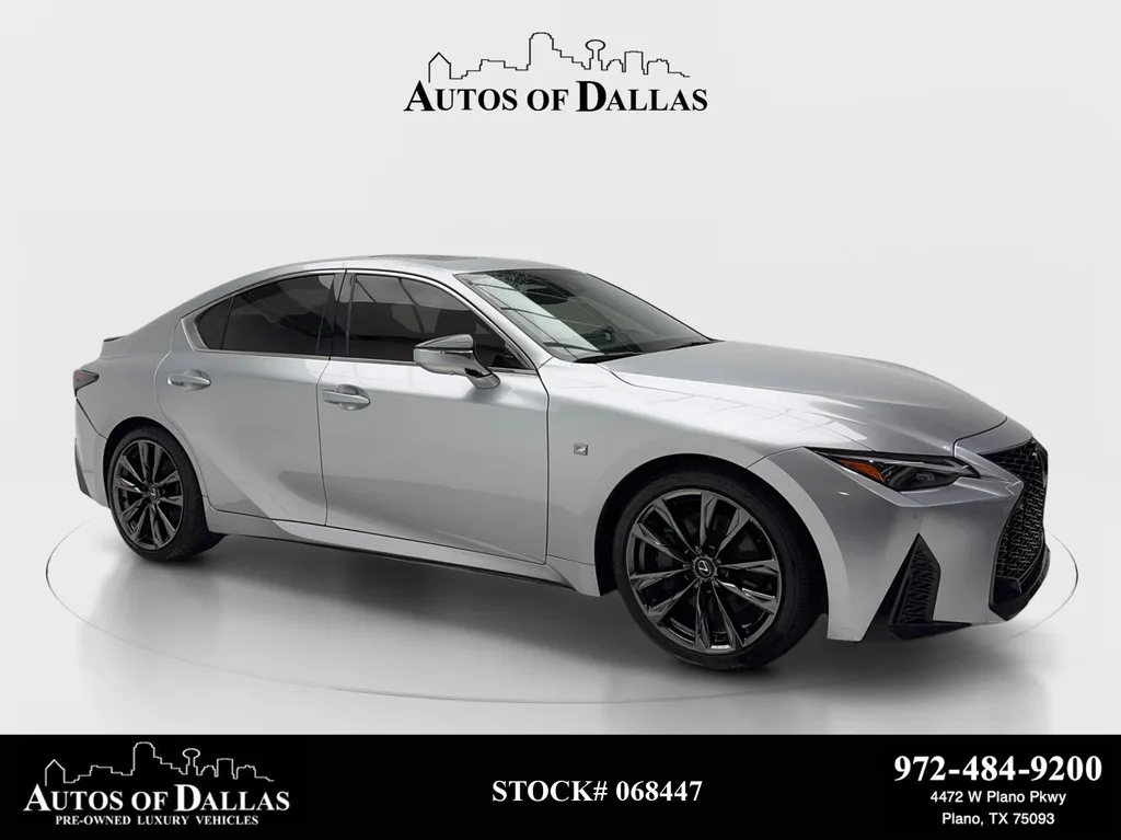 Silver 2023 Lexus IS 350 F SPORT for sale in Plano, TX