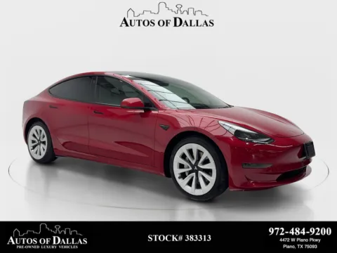 Red 2023 Tesla Model 3 for sale in Plano, TX