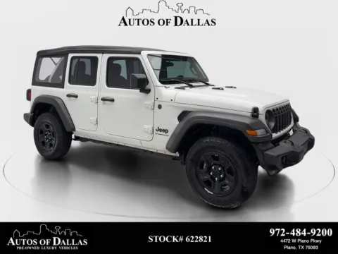 White 2025 Jeep Wrangler Sport for sale in Plano, TX