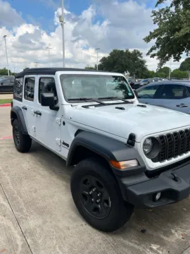 White 2025 Jeep Wrangler Sport for sale in Plano, TX