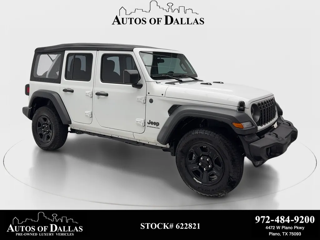 White 2025 Jeep Wrangler Sport for sale in Plano, TX
