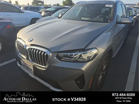 Gray 2024 BMW X3 sDrive30i for sale in Plano, TX