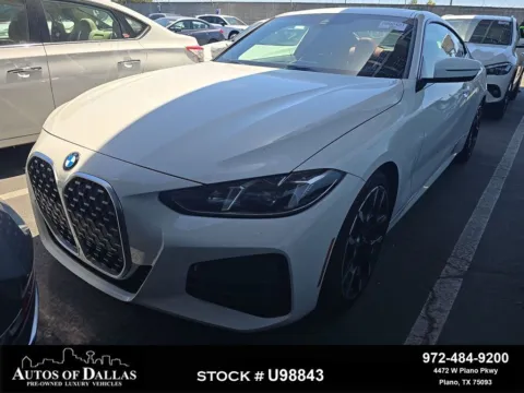 White 2026 BMW 4 Series 430i xDrive for sale in Plano, TX