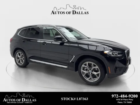Black 2022 BMW X3 xDrive30i for sale in Plano, TX